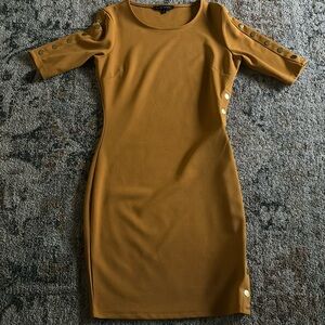 Gold Bodycon Dress